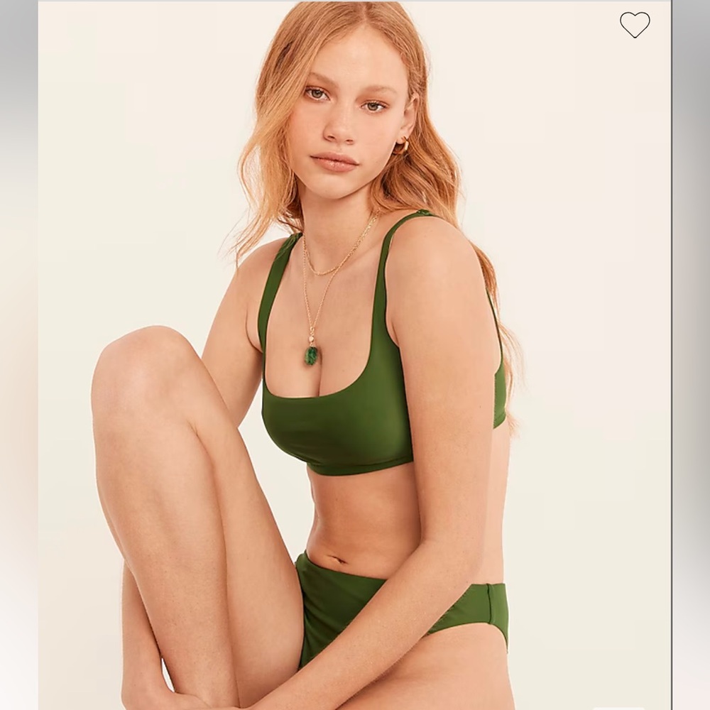 Jcrew bikini in safari green